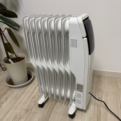 アイリスオーヤマ オイルヒーター POH-S1208M-W｜8畳対応・3段階切替・タイマー付きの画像