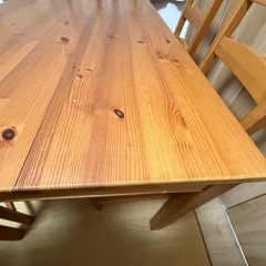 【本日16時まで】IKEA ダイニングテーブルセット JOKKMOKKの画像