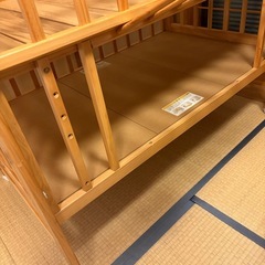 カトージ　KATOJI 木製ベビーベッド　掛け布団　マットレス　敷きパッド　枕　赤ちゃんの画像