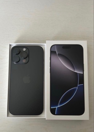 iPhone 16 pro max ブラックチタニウム　256GB