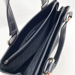 シャルル・ジョルダン ハンドバッグ レザー ブラックの画像