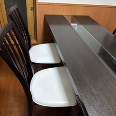 大塚家具　ダイニングセットの画像