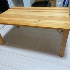 美品　無印良品　折り畳みローテーブル  の画像