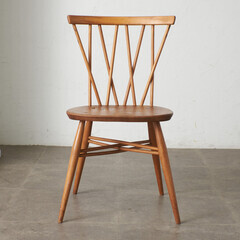 【発送の場合は即購入不可】 レア ercol ラティスドチェア アーコール 英国 ヴィンテージ クロスバックチェア エックスバックチェア ダイニングチェア 椅子 80671の画像