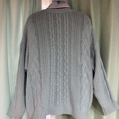 MIMI MEMETEケーブル編みニットカーディガン フリーサイズ☆の画像