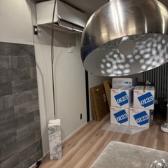 モダン照明の傑作！アルコランプ（リプロダクト品）大理石ベースの画像