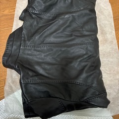 ほぼ新品❣️メンズビギのラムレザースタンドカラーシングルライダースジャケットですの画像