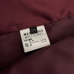 ほぼ新品❣️メンズビギのラムレザースタンドカラーシングルライダースジャケットですの画像