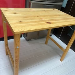 美品　無印良品　折り畳みテーブル  の画像