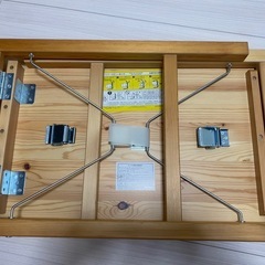 美品　無印良品　折り畳みテーブル  の画像