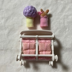 【シルバニアファミリー】赤ちゃんおしゃれヘアシリーズ カンガルーの小さい赤ちゃん マシュマロネズミの小さい赤ちゃん シークレットの画像