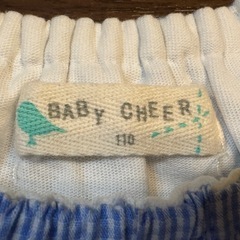 ベイビーチアー　イチゴポケット付きTシャツ 110cmの画像