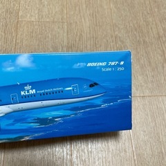 飛行機　模型　KLM787-9 の画像