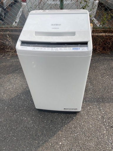 北九州市内配送無料　保証付き 日立 ビートウォッシュ 7kg全自動洗濯機 BW-V70CE6 
