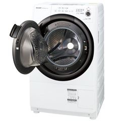 ⭐︎ お値下げ！！　ワンオーナー　シャープ　ドラム式洗濯乾燥機　2022年製　ES-S7F-WL ⭐︎　　　　　の画像