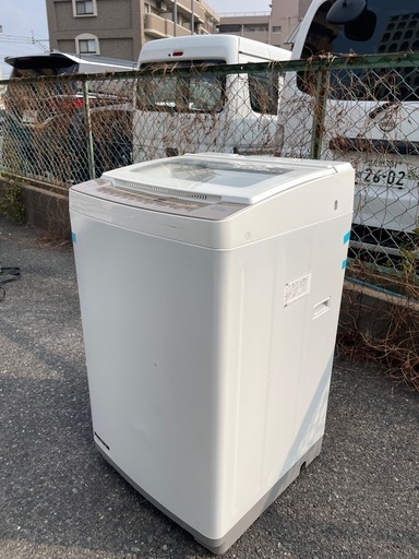 北九州市内配送無料　保証付き YAMADA全自動電気洗濯機 YWM-TV80G1 8kg