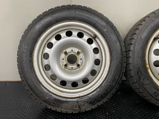 【GOODYEAR ICENAVI6 175/65R15】スタッドレス【 R56 MINI 純正ホイール 15インチ 5.5J4HPCD100+45】バリ溝　(STH094)