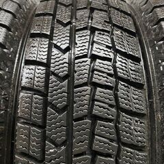 DUNLOP WINTER MAXX WM02 145/80R13 13インチ スタッドレス 4本 22年製 バリ溝 ワゴンR タント N-BOX スペーシア モコ等　(STD173)の画像