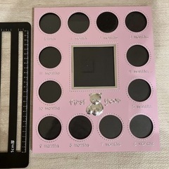 12months ファーストイヤー　フォトフレーム　ベビーの画像