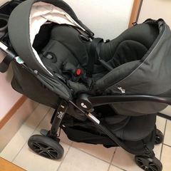 【お取引中】＊ジョイー　トラベルシステム　キャリー型チャイルドシート　ベビーカーのセット＊の画像