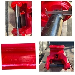 クイックヒッチ AL100 ワンタッチカプラ 1.3m3 Aロック
 ユンボ 油圧ショベル アタッチメント 解体の画像