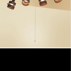 ニトリNウッドリング　シーリングライトの画像