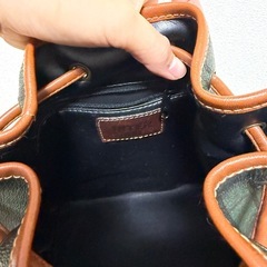 チェック柄　ショルダーバッグの画像