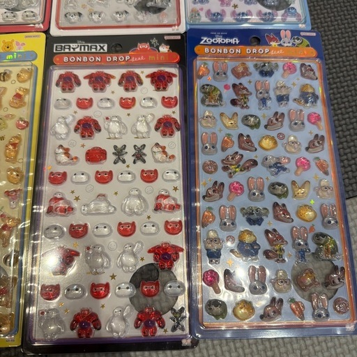 ディズニーボンボンドロップシール