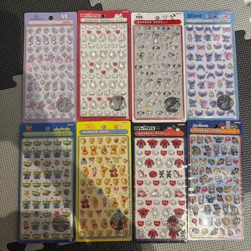 ディズニーボンボンドロップシール