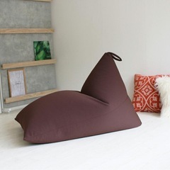 ビーズクッション ポルトBIG 日本製 ブラウンクッション インテリアの画像