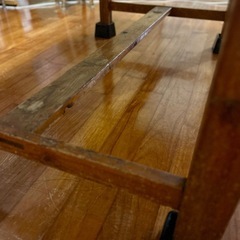 （取引中）ダイニング　テーブル　引き出し　古いの画像