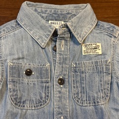 BREEZE デニムシャツワンピースの画像