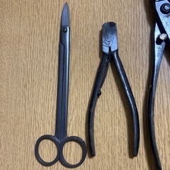 盆栽用　金切鋏や芽切鋏など　6本の画像