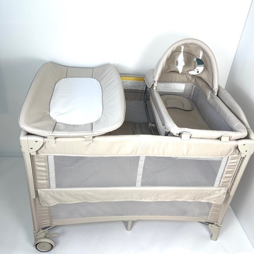 thinkmax多機能ベビーベッド ベージュ (AKI) 坂戸のベビー用品《ベビー