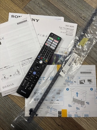 良品 SONY ソニー BRAVIA 55V型 4K液晶テレビ XRJ-55X90J Google TV 2021年製 ブラビア