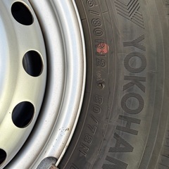 ①ハイゼット用　スタッドレス４本　145／80R12  80/78N  LTの画像