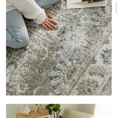 ラグマット　北欧ヴィンテージ風の画像