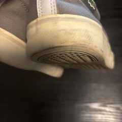 ◆中古◆ラコステ スニーカー　27センチ　グレー灰色　古着　下北沢　世田谷代田の画像