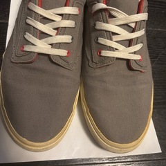 ◆中古◆ラコステ スニーカー　27センチ　グレー灰色　古着　下北沢　世田谷代田の画像