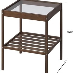 ＩＫＥＡ　NESNA ベッドサイドテーブル の画像
