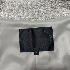 【美品】UNTITLED ポンチョ・ケープコートの画像