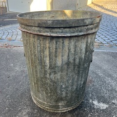 アンティークゴミ箱  ダストボックス 大の画像