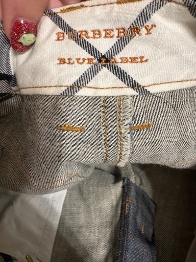 Burberry Blue Label ショートパンツ ダークデニム