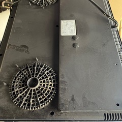  IHクッキングヒーター 2口 スタンド付きの画像