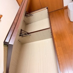 跳ね上げ式 畳ベッド シングル 収納付き｜引越しのための画像