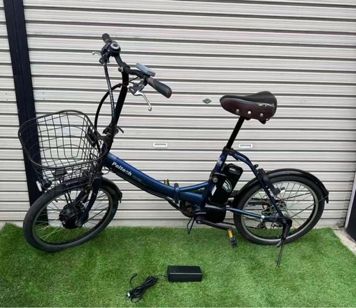 Peltech TDN-206L 折り畳み式電動アシスト自転車 6段変速ギア 20インチ 6AH 【バッテリー充電器付】整備済み