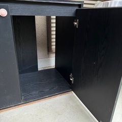 水槽台　アクアラックウッド900BK GEXの画像