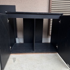 水槽台　アクアラックウッド900BK GEXの画像
