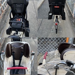 ブリヂストン BRIDGESTONE 電動自転車　2人子ども乗せ 電動アシスト自転車 Angelino assista 内装3段変速 8.4Ahの画像