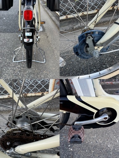 ブリヂストン BRIDGESTONE 電動自転車　2人子ども乗せ 電動アシスト自転車 Angelino assista 内装3段変速 